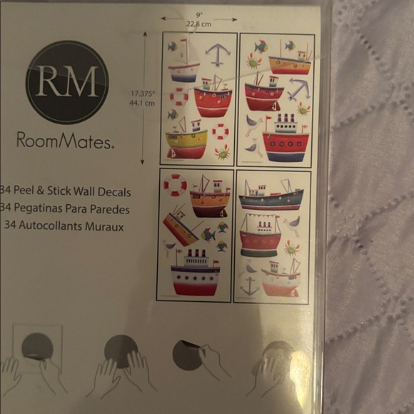 RoomMates Wall Decals NWT Great Gift Idea lot of 2 - Picture 2 of 4